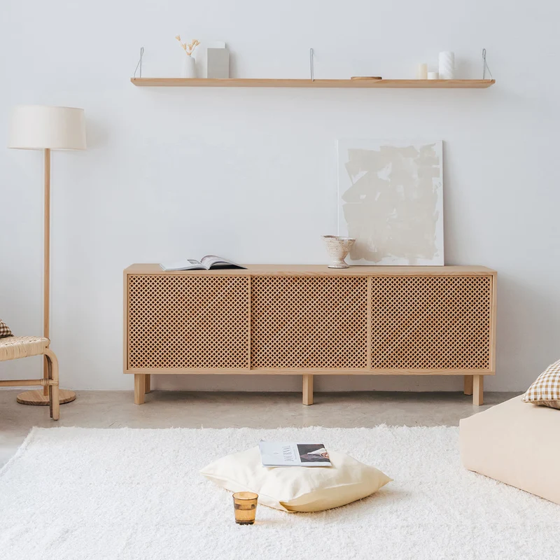 Altea sideboard in pine with 2 or 3 doors 180 cm