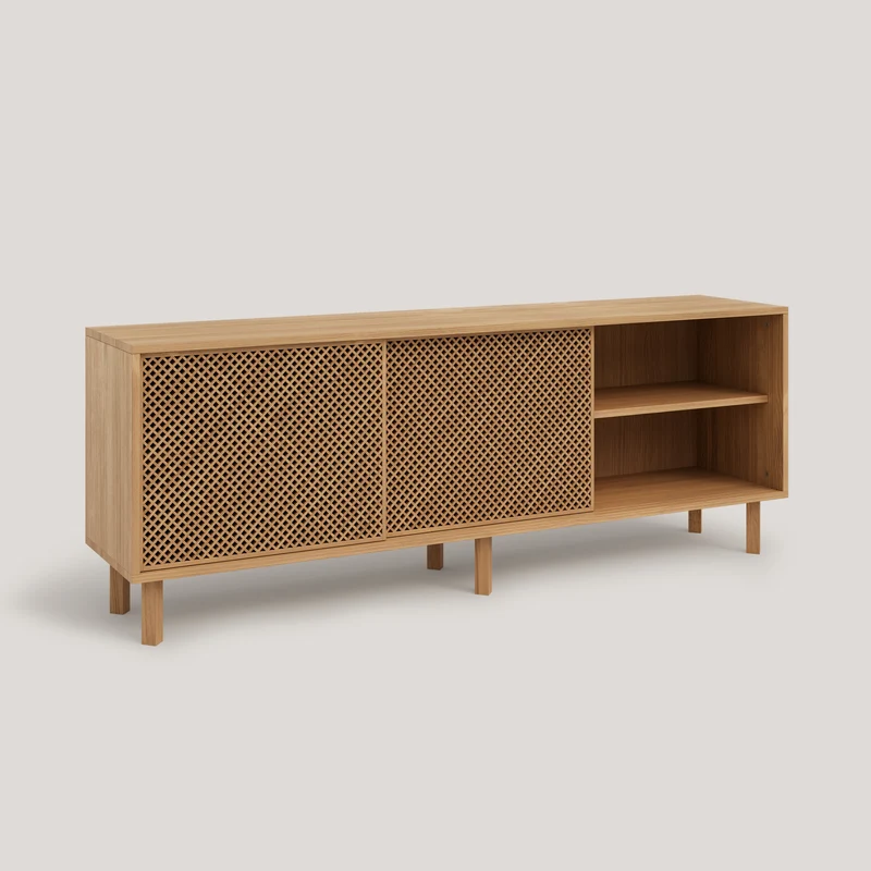 Altea sideboard in pine with 2 or 3 doors 180 cm