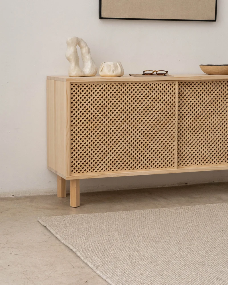 Granadella pine sideboard with 1 or 2 doors 120 cm