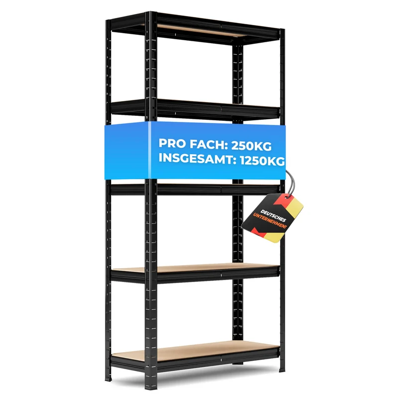 ALLSHELF Schwerlastregal 150x75x30cm