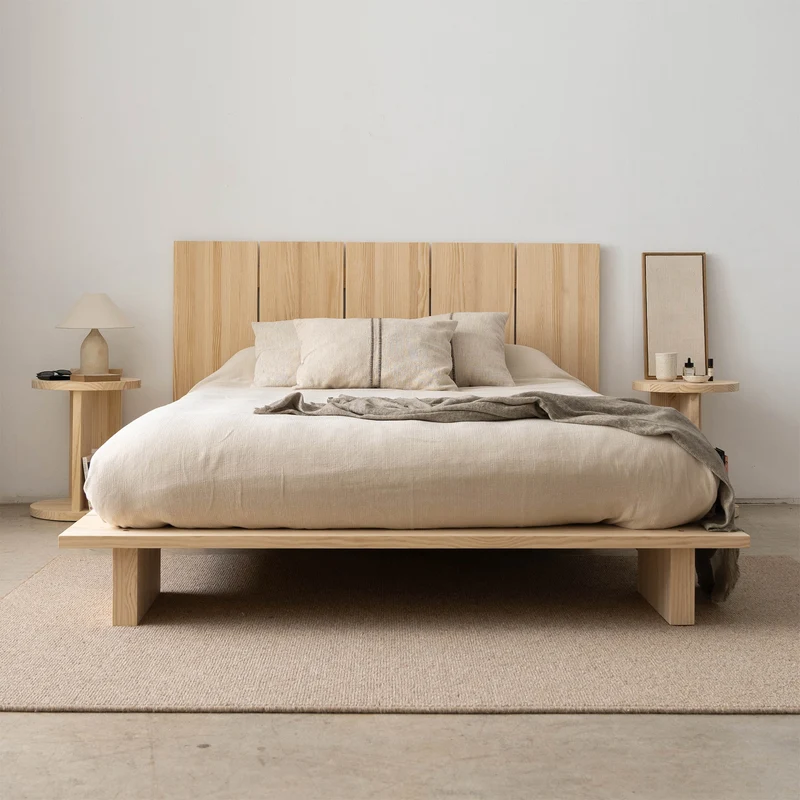 Cova headboard in solid wood 99 cm, 133 cm, 166 cm or 200 cm