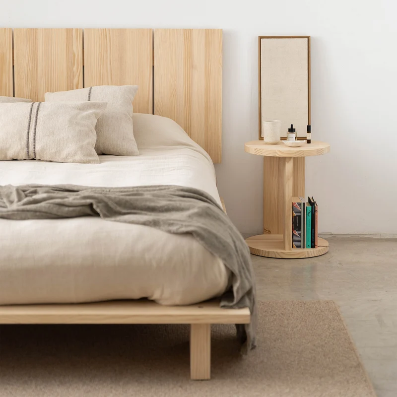 Cova headboard in solid wood 99 cm, 133 cm, 166 cm or 200 cm