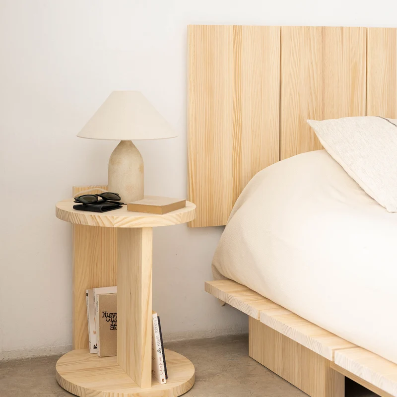 Cova headboard in solid wood 99 cm, 133 cm, 166 cm or 200 cm