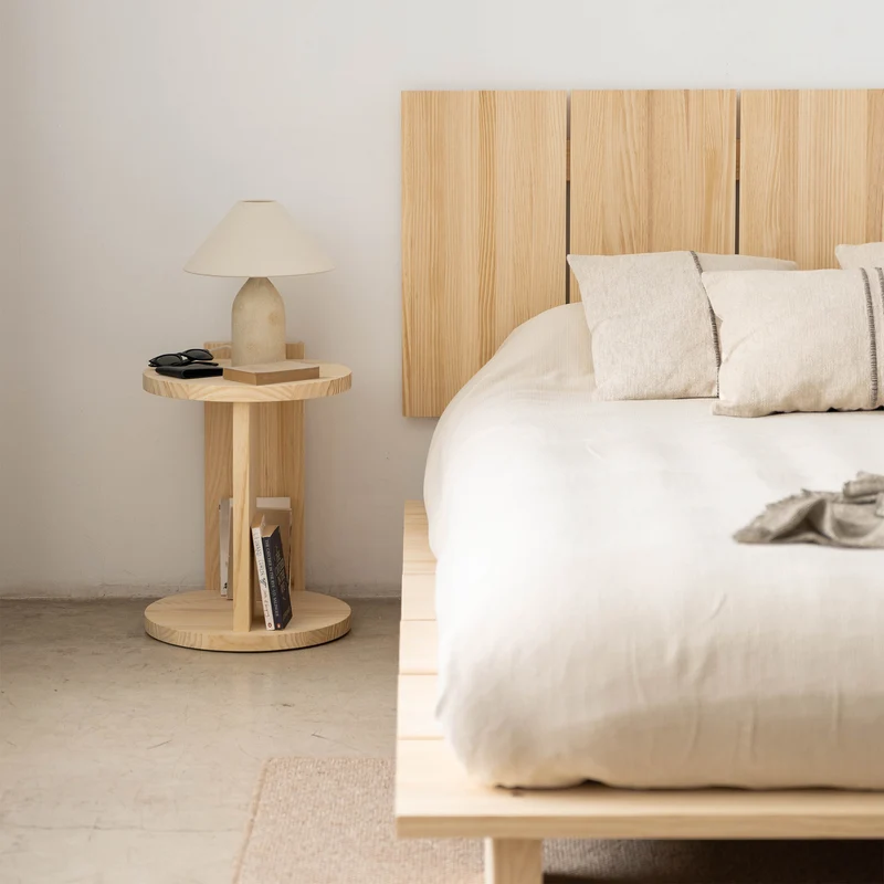 Cova headboard in solid wood 99 cm, 133 cm, 166 cm or 200 cm