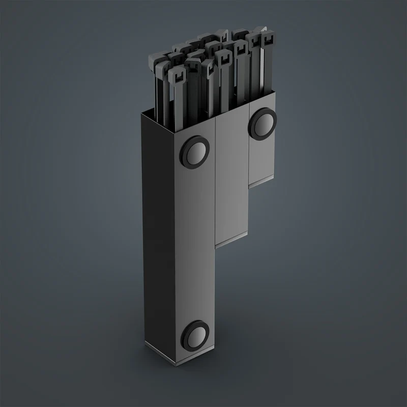 BUNKER Magnetic Cable Tie Holder (300 Piece)