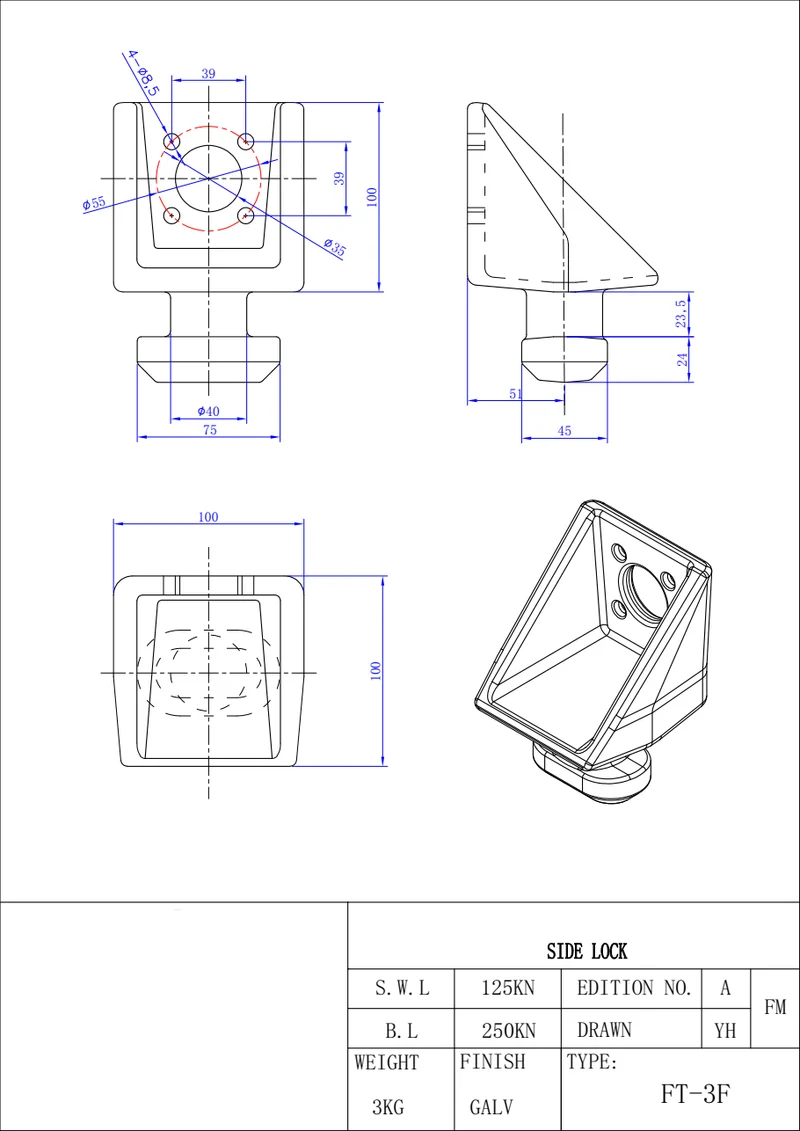 Side Twistlock