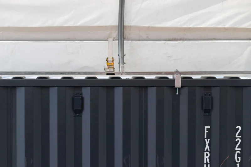 Containerzelt 6x6 m
