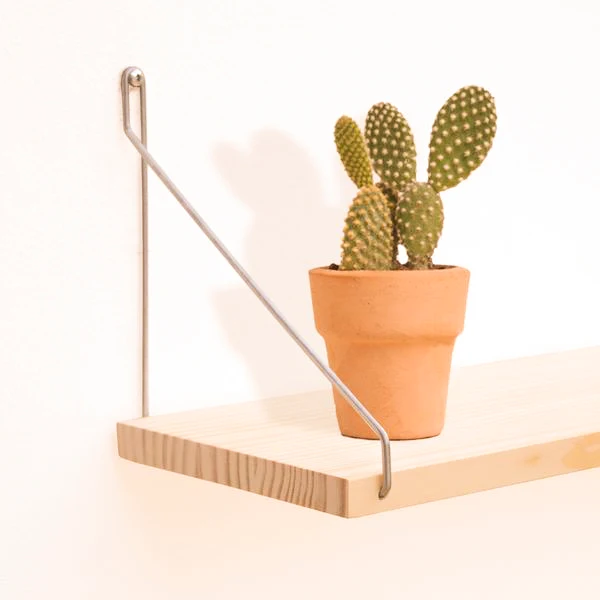Wall shelf in natural wood 60 cm and 90 cm - Macarelleta