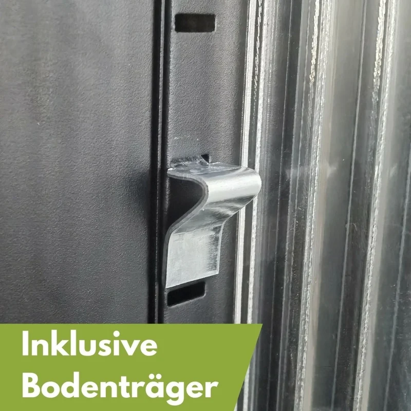 Einlegeboden Schwarz für bestimmte Vitrinen, Highboards & Kommoden