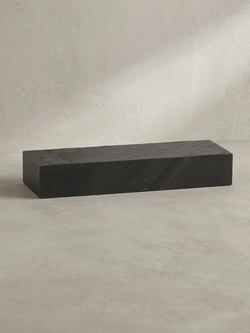 Wandregal Mango Massivholz Steinoptik Rechteckig Modern