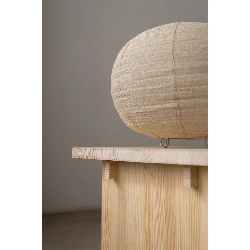 Espart - Side table made of solid pine wood 50 cm