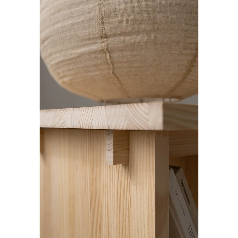 Espart - Side table made of solid pine wood 50 cm