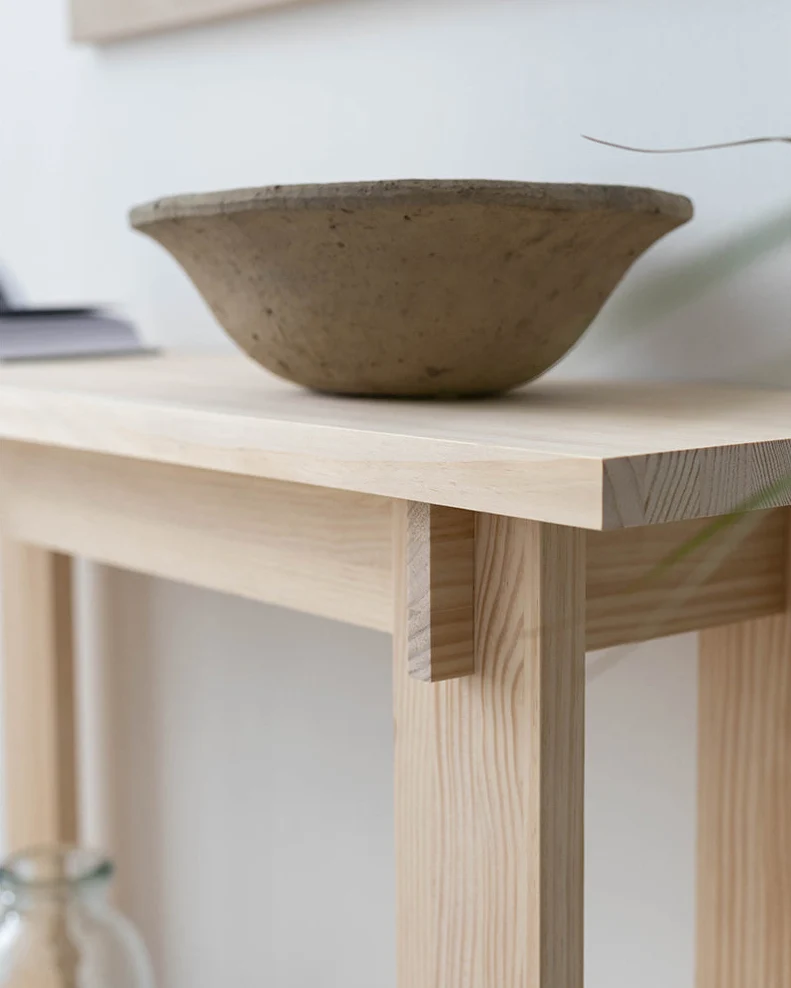 Console Tagomago in solid pine wood 120 x 80 cm