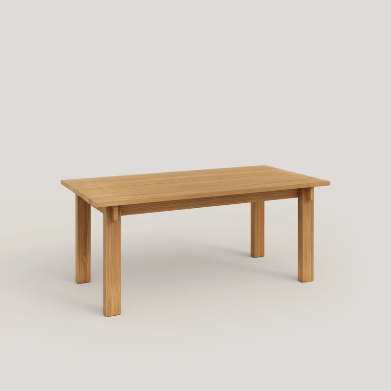 Dining table Palafrugell made of solid pine wood 180 x 90 cm