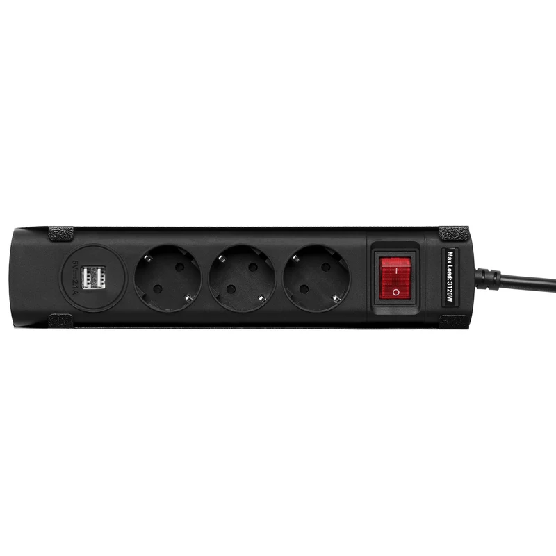 BUNKER EU Power Strip with Magnetic Holder