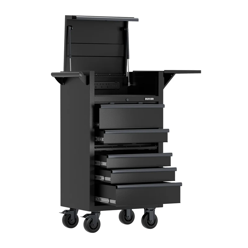 BUNKER Diagnostic Trolley, 5 Drawer, 25"