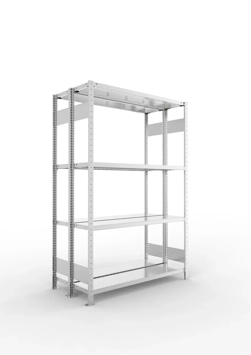 Fachbodenregal Doppelregal Grundregal – 230 kg Fachlast