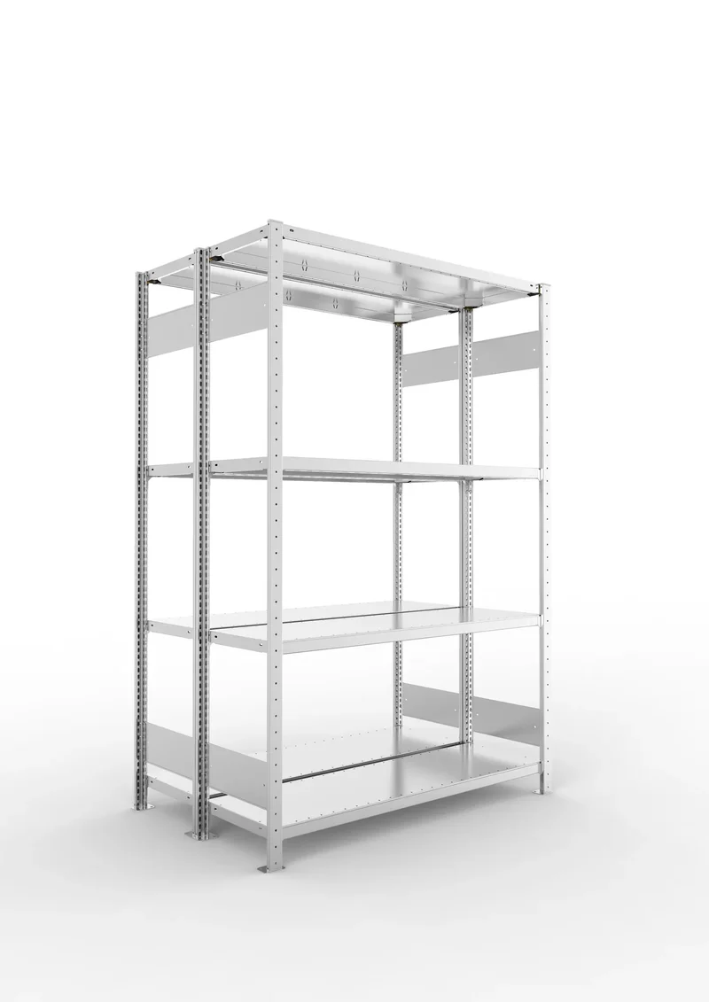 Fachbodenregal Doppelregal Grundregal – 230 kg Fachlast