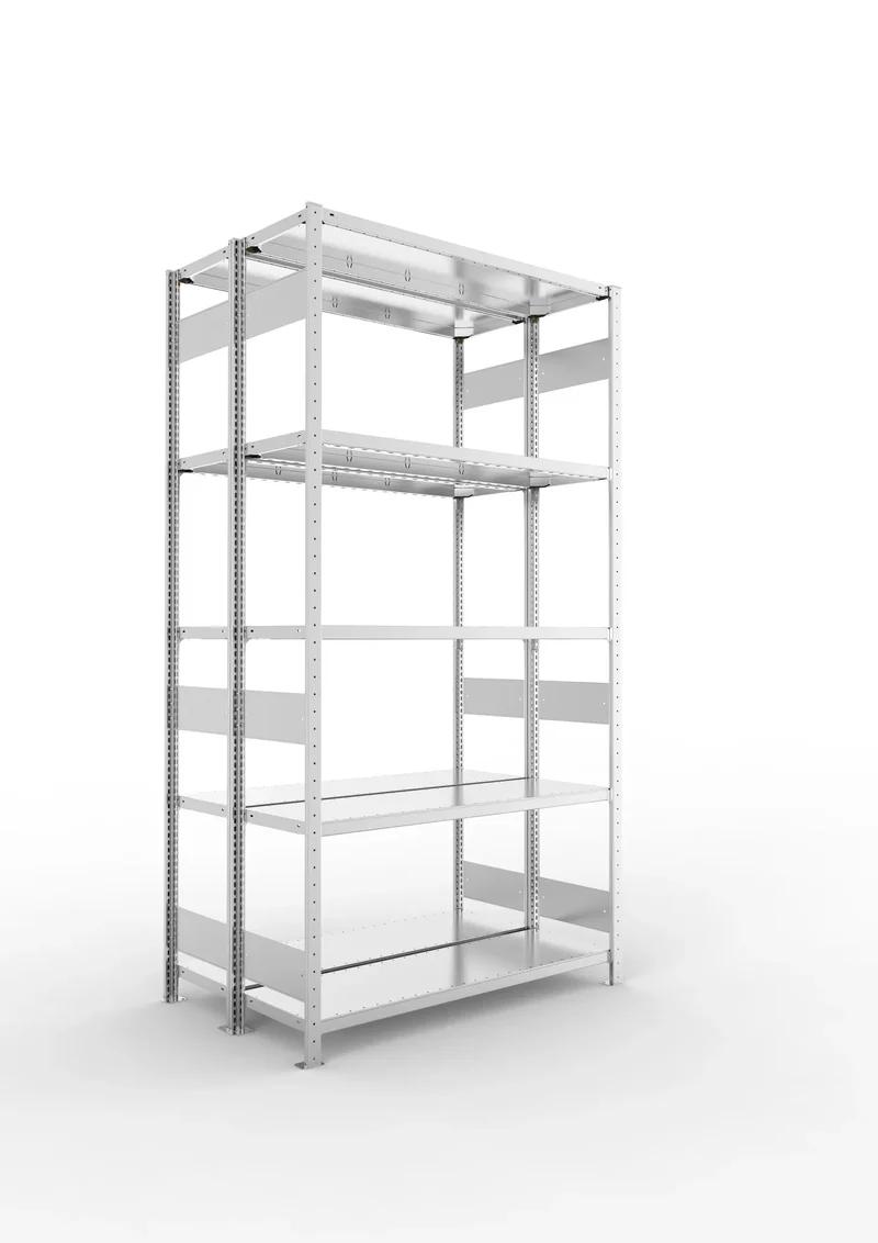 Fachbodenregal Doppelregal Grundregal – 230 kg Fachlast