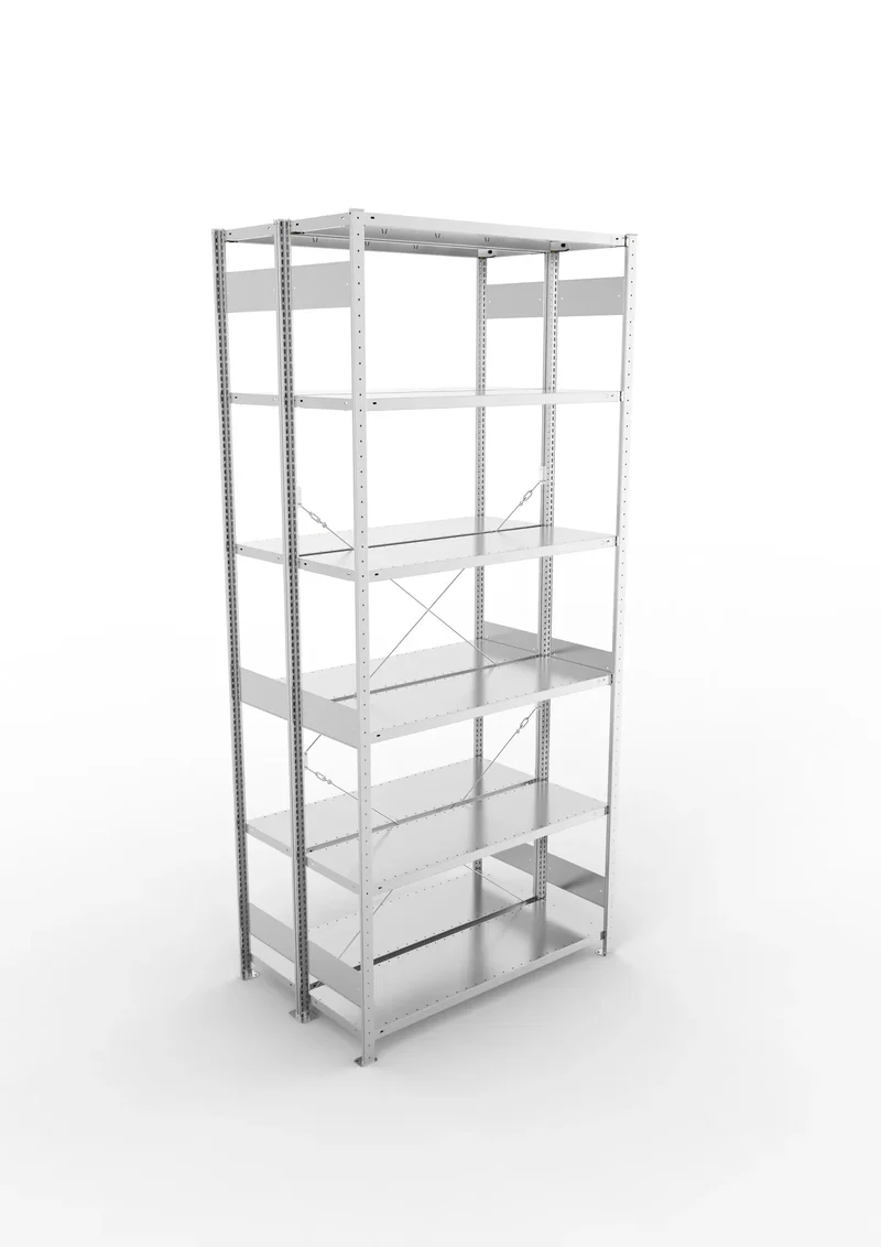 Fachbodenregal Doppelregal Grundregal – 230 kg Fachlast