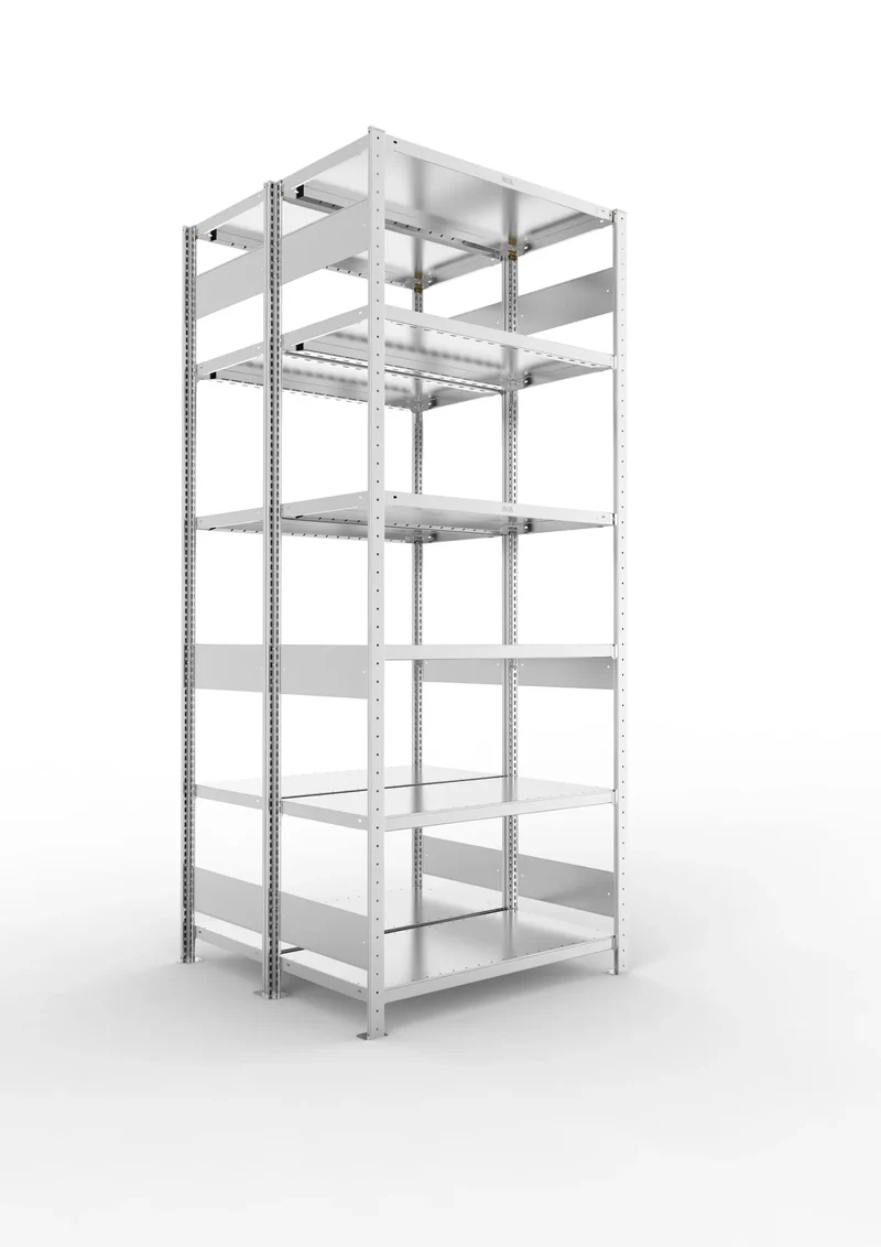Fachbodenregal Doppelregal Grundregal – 230 kg Fachlast