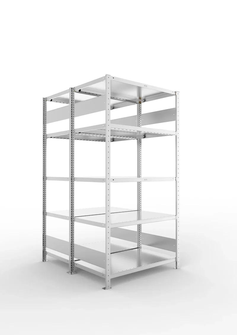 Fachbodenregal Doppelregal Grundregal – 230 kg Fachlast