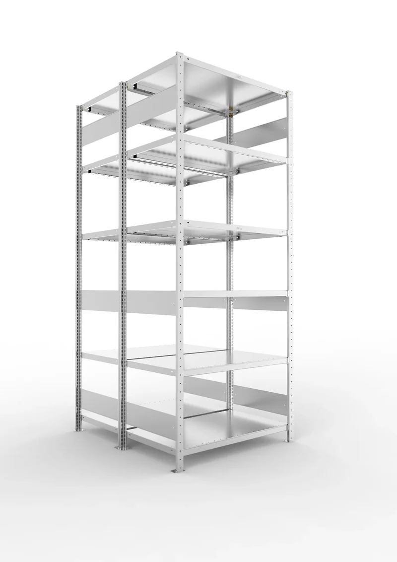 Fachbodenregal Doppelregal Grundregal – 230 kg Fachlast