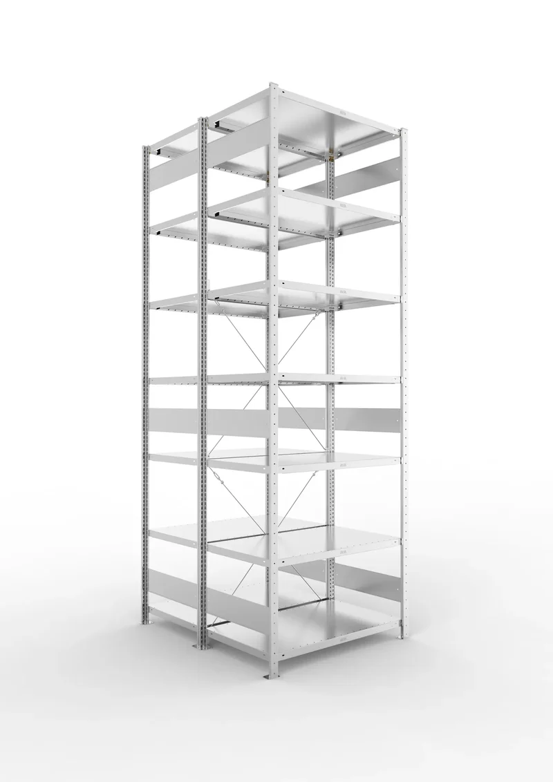 Fachbodenregal Doppelregal Grundregal – 230 kg Fachlast