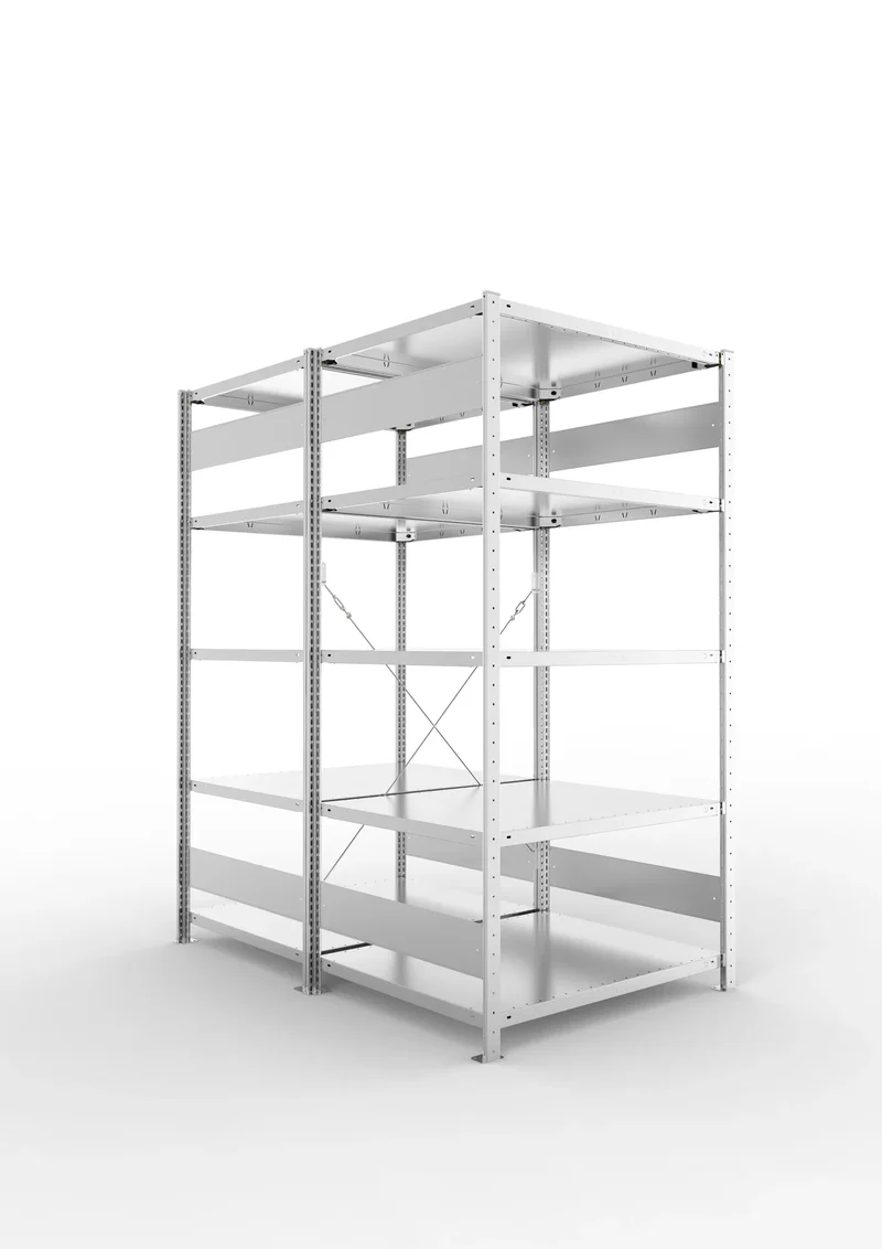 Fachbodenregal Doppelregal Grundregal – 230 kg Fachlast