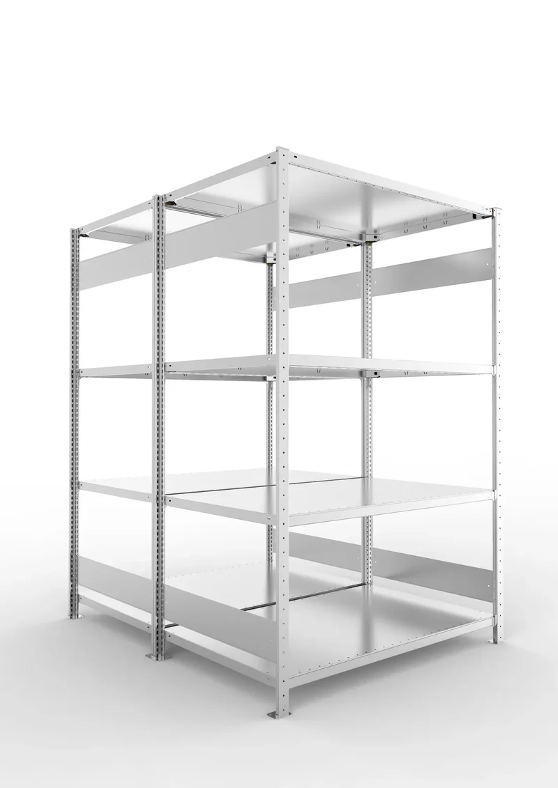 Fachbodenregal Doppelregal Grundregal – 230 kg Fachlast