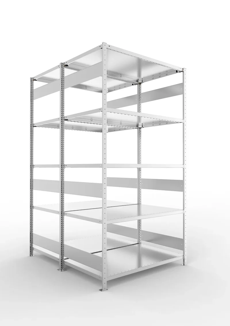 Fachbodenregal Doppelregal Grundregal – 230 kg Fachlast