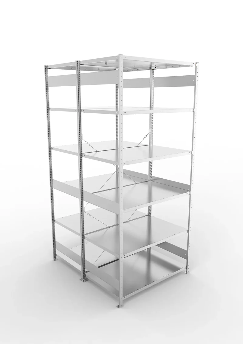 Fachbodenregal Doppelregal Grundregal – 230 kg Fachlast