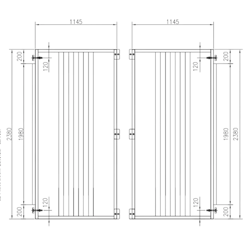 Containertrennwand