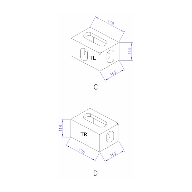 Containereckbeschlag - Corner Castings ohne Primer
