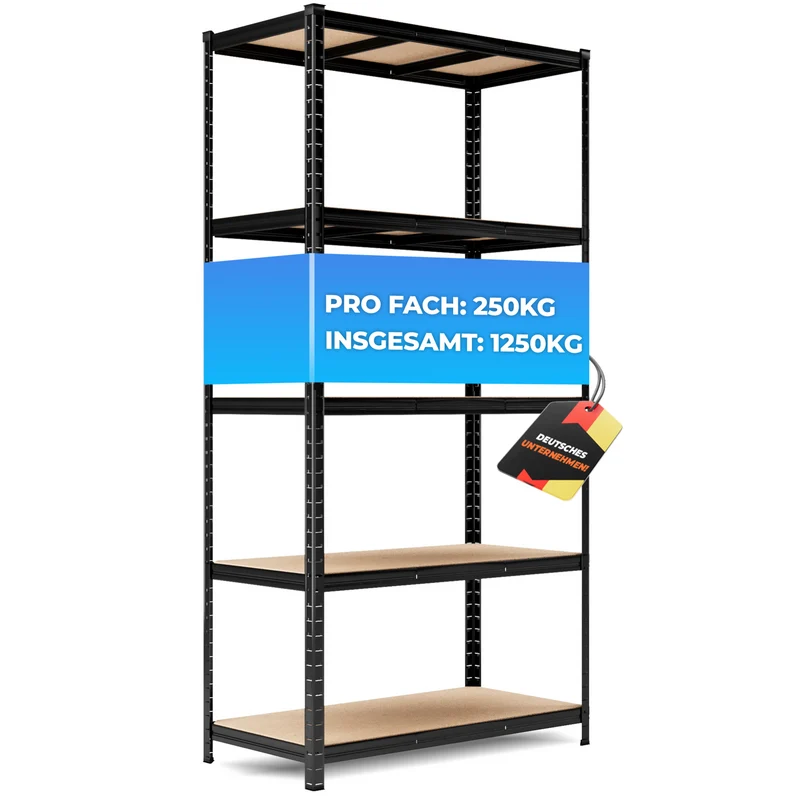 ALLSHELF Schwerlastregal 200x100x50cm