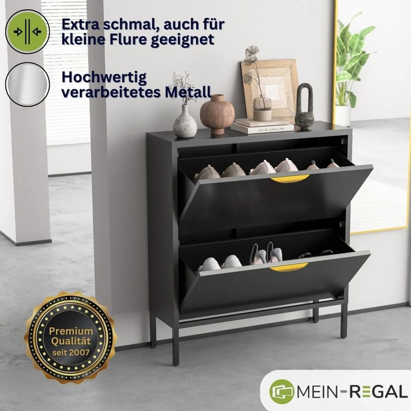 Mein-Regal Schuhschrank Paris 2 Schübe