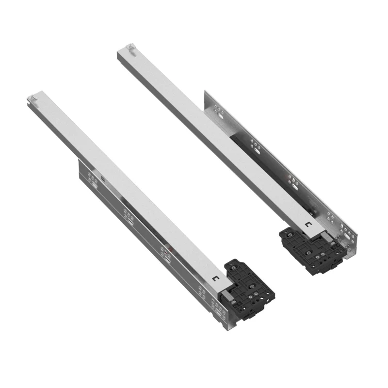 Soft-Close Unterflurführungen Schubladenschienen, Vollauszug 250mm - 600mm