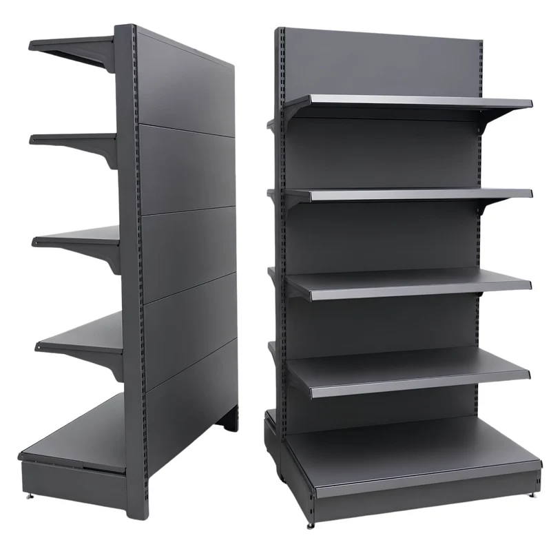 InhandKraft® Kopfregal für Kiosk & Laden - Anthrazit