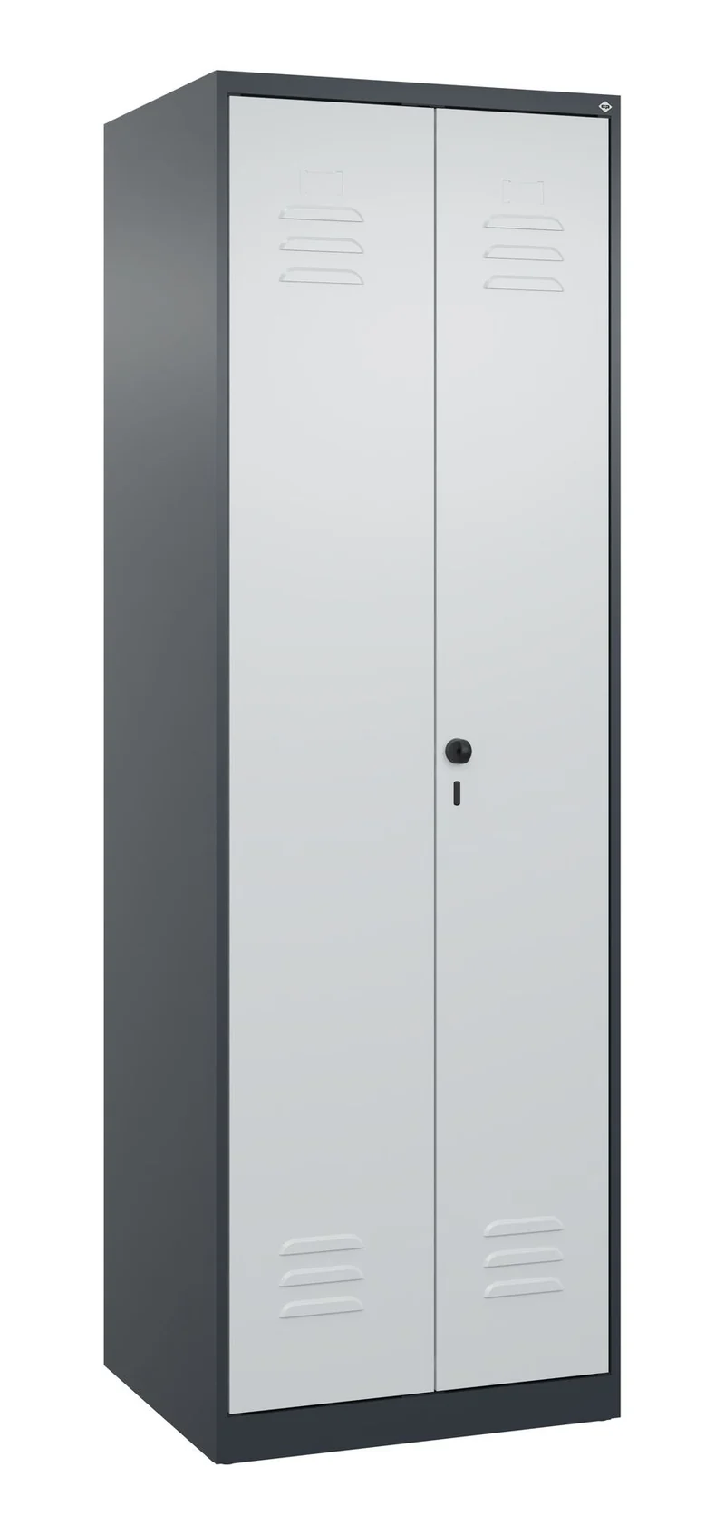 Putzmittel-Spind Classic Plus mit 2 Abteile aus Stahl