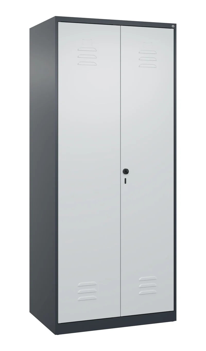 Putzmittel-Spind Classic Plus mit 2 Abteile aus Stahl