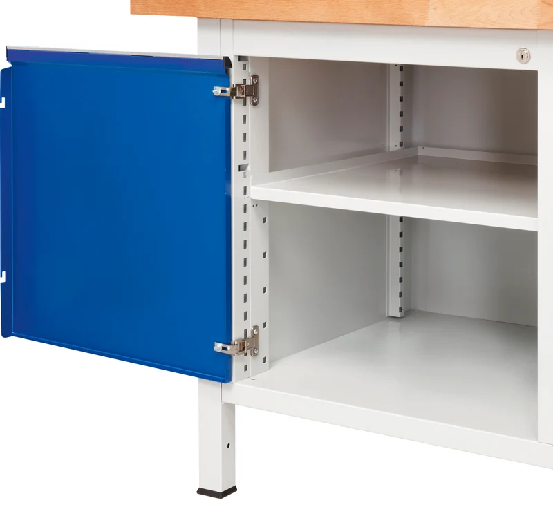 Gruppenwerkbank mit 6x4 Schubladen