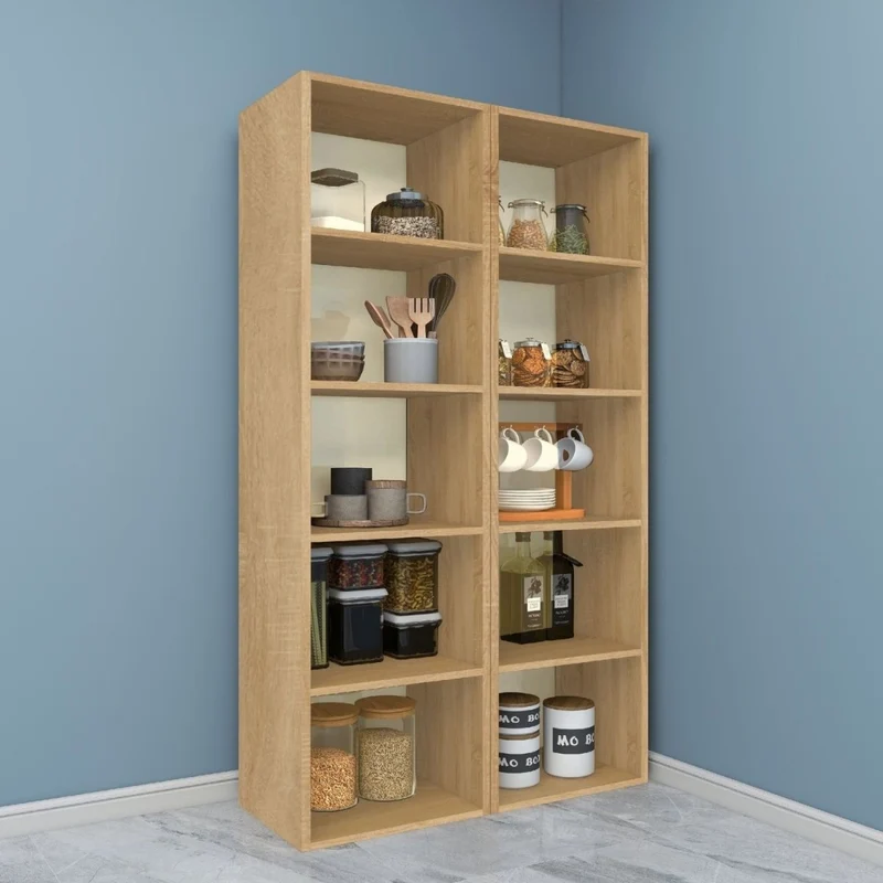 Coemo Standregal Alpha 135 aus Holz 5 Etagen