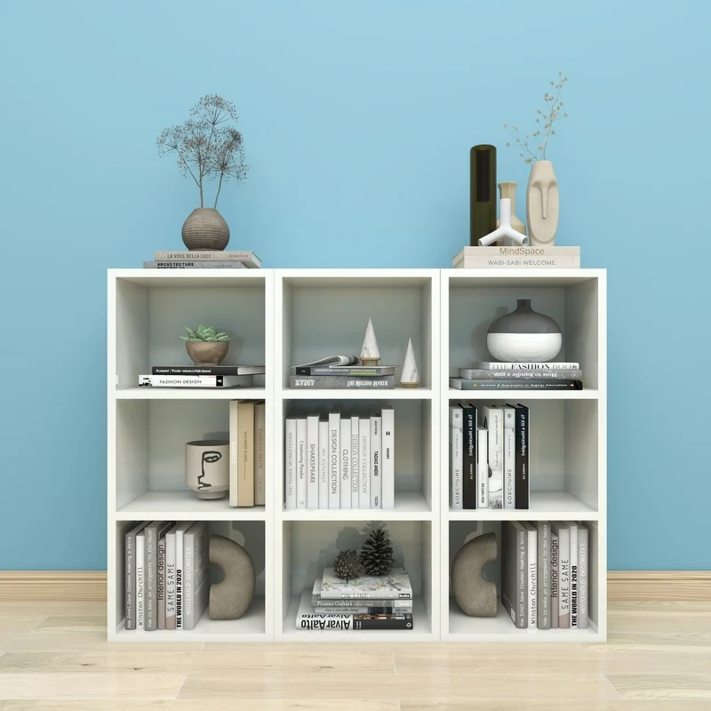 Coemo Standregal Alpha 80 aus Holz 3 Fächer