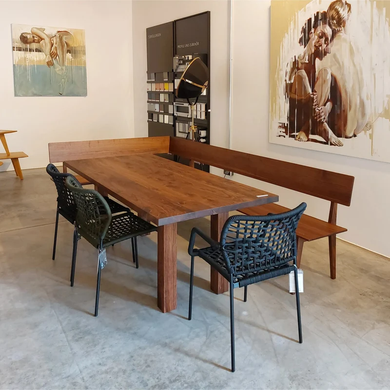 FLOAT Esstisch, Wildnuss 200x90x75 cm