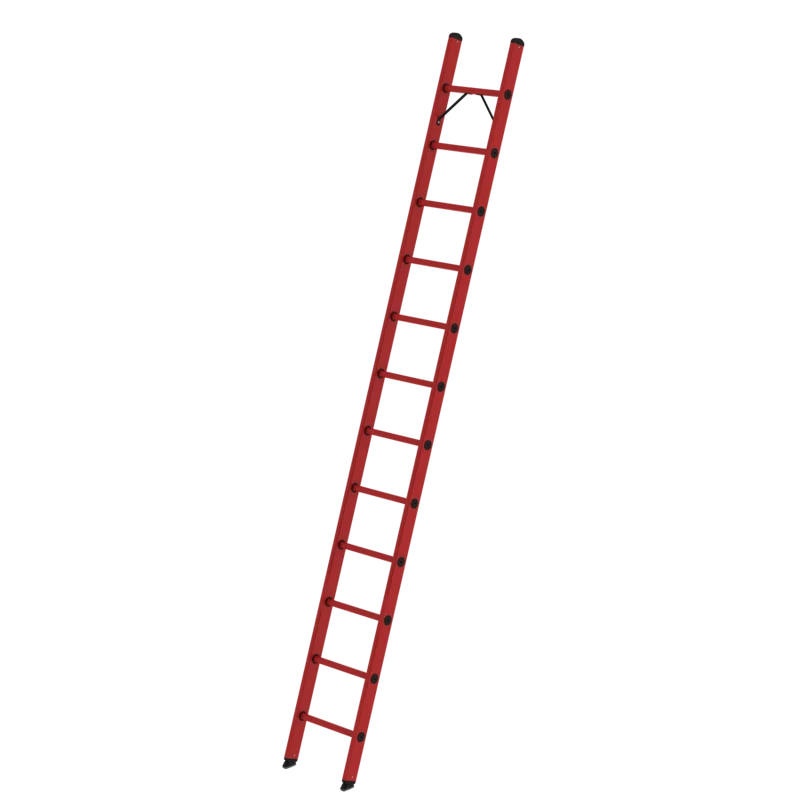 Sprossenleiter Anlegeleiter GFK 420 mm breit ohne Traverse