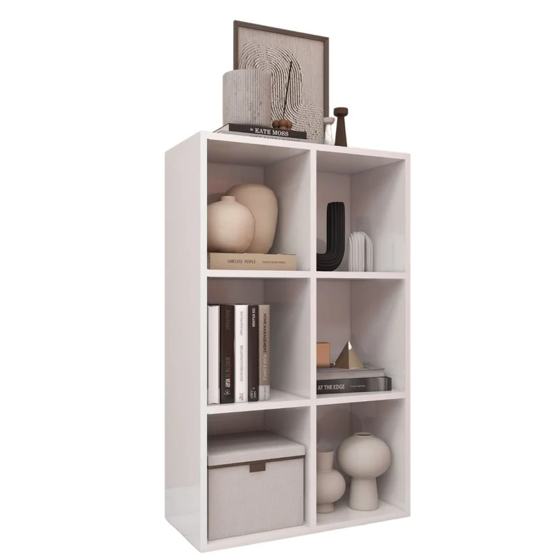 Coemo Aktenregal Delta-6 MDF Standregal 6 Fächer
