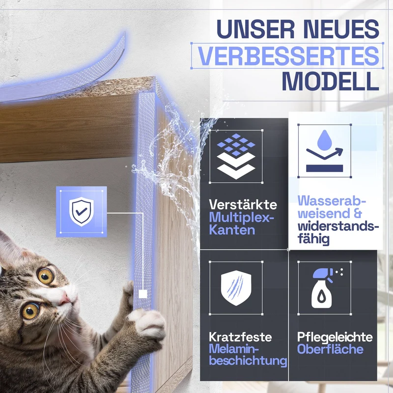 Wandregal Karo Schweberegal aus Holz