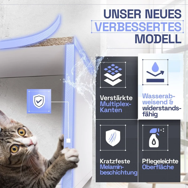 Wandregal Karo Schweberegal aus Holz