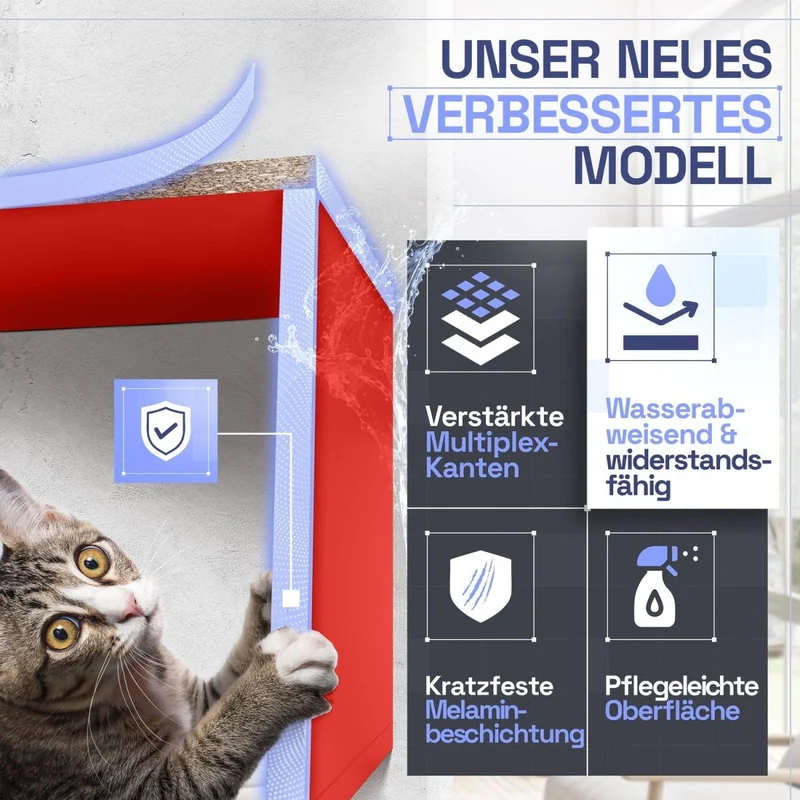 Wandregal Karo Schweberegal aus Holz