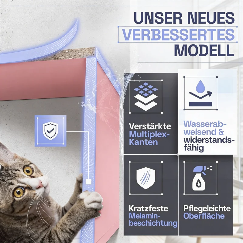 Wandregal Karo Schweberegal aus Holz